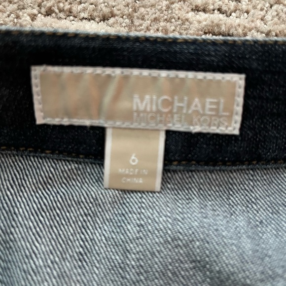 Michael Kors Denim Mini Skirt - Picture 2 of 4
